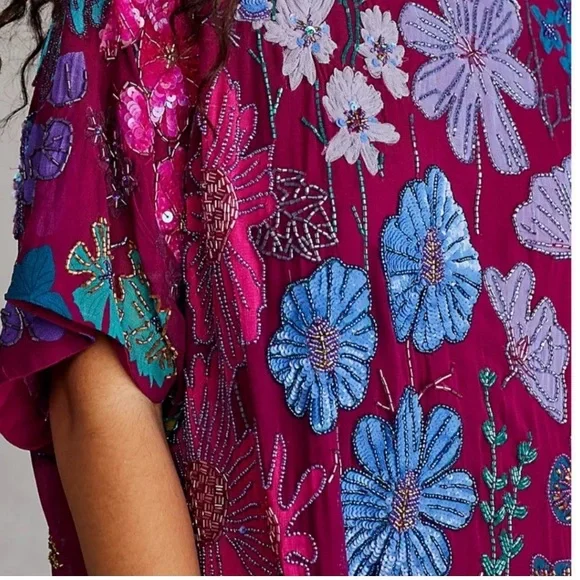 free people jewel mini dress on Garmentory Opening in back with an elastic band and long sleeves with elastic cuffs NWT Free People Tan White